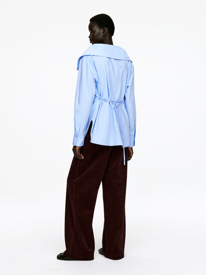 Wide-Collar Blouse