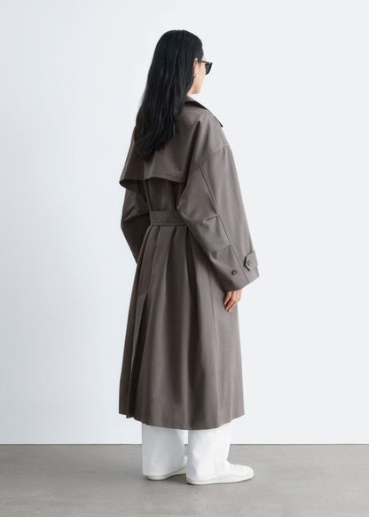 Double-Breasted Trench Coat