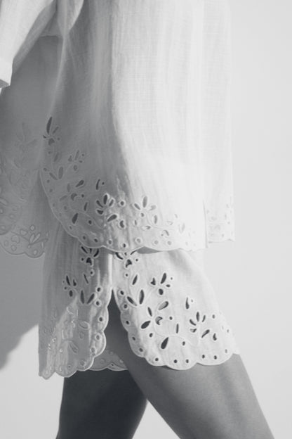 Broderie anglaise shorts