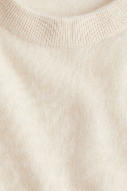 Brushed cashmere top