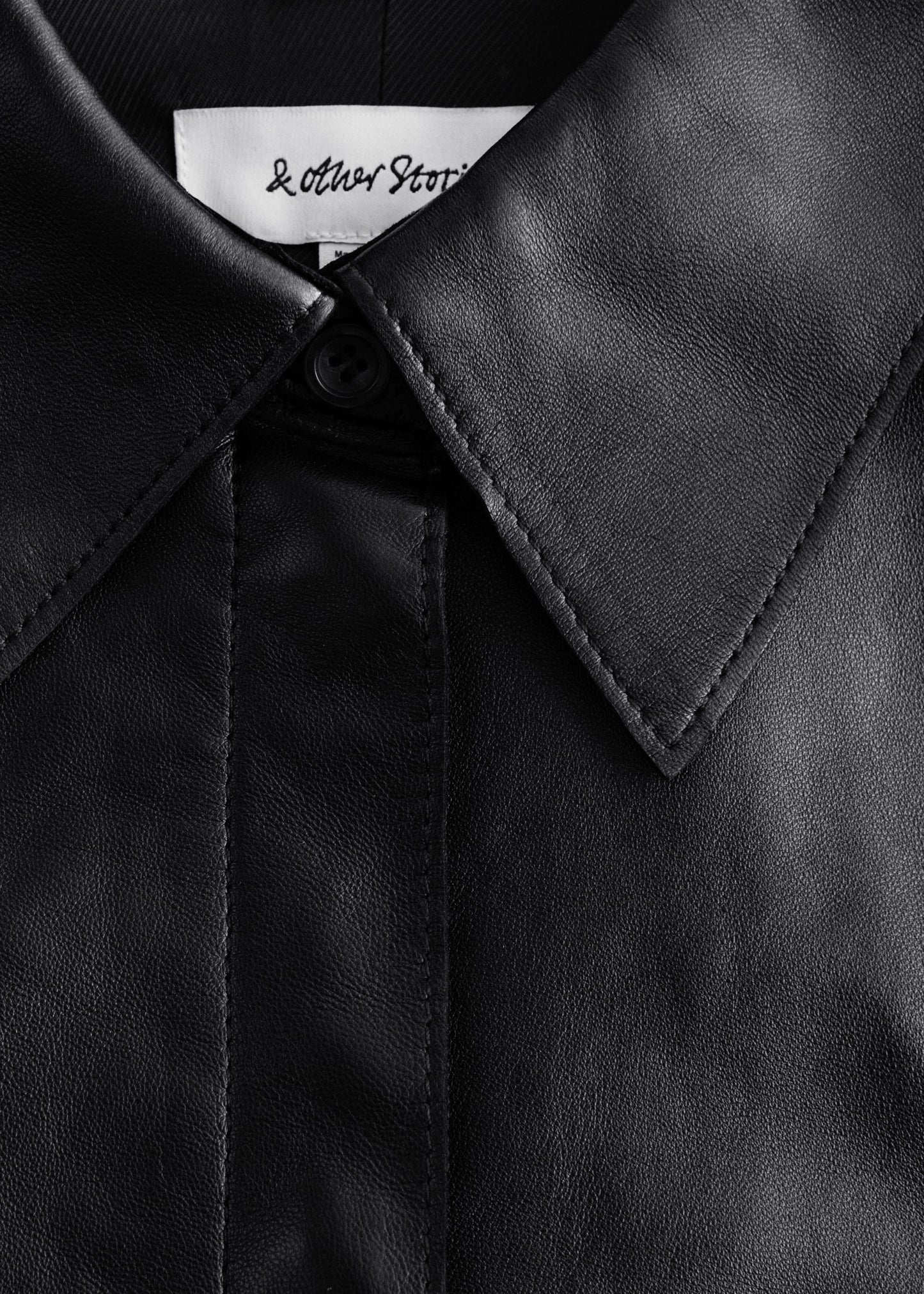 Oversized Leather Shirt