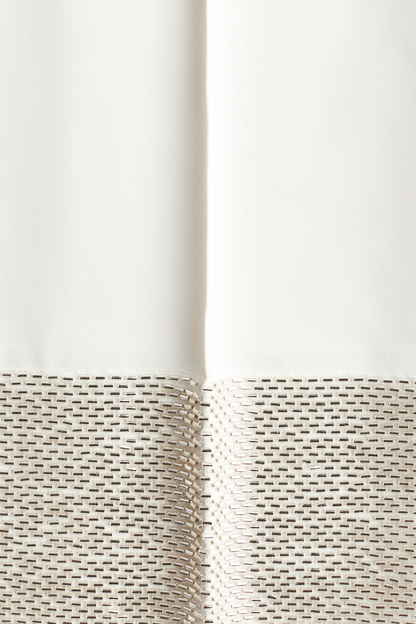 Bead-embellished trousers