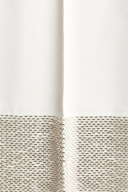 Bead-embellished trousers