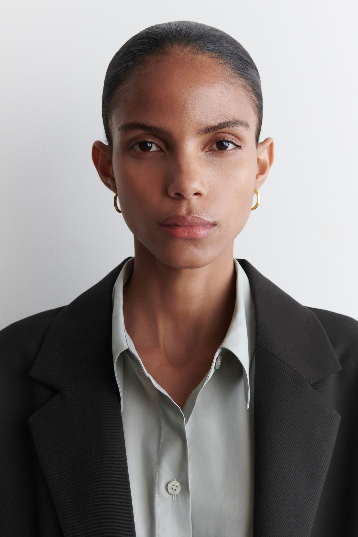 Faceted Hoop Earrings