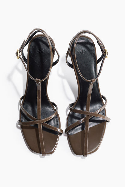 Heeled strappy sandals | H&M GB