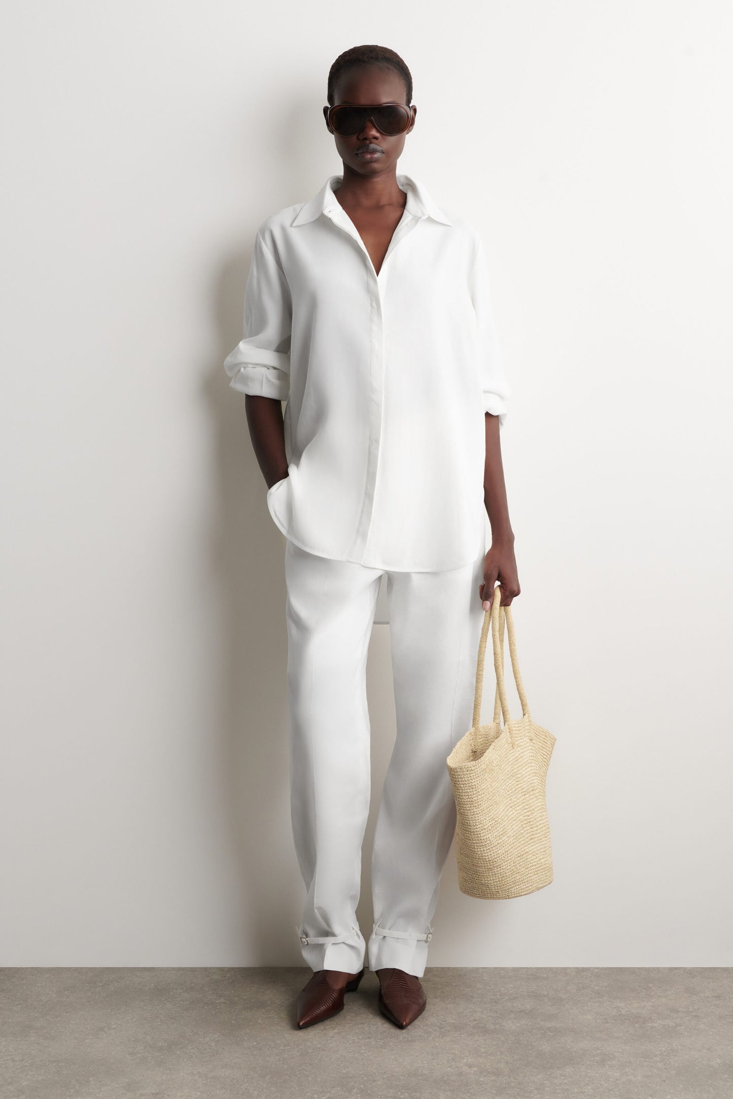 Hand-Woven Straw Market Tote