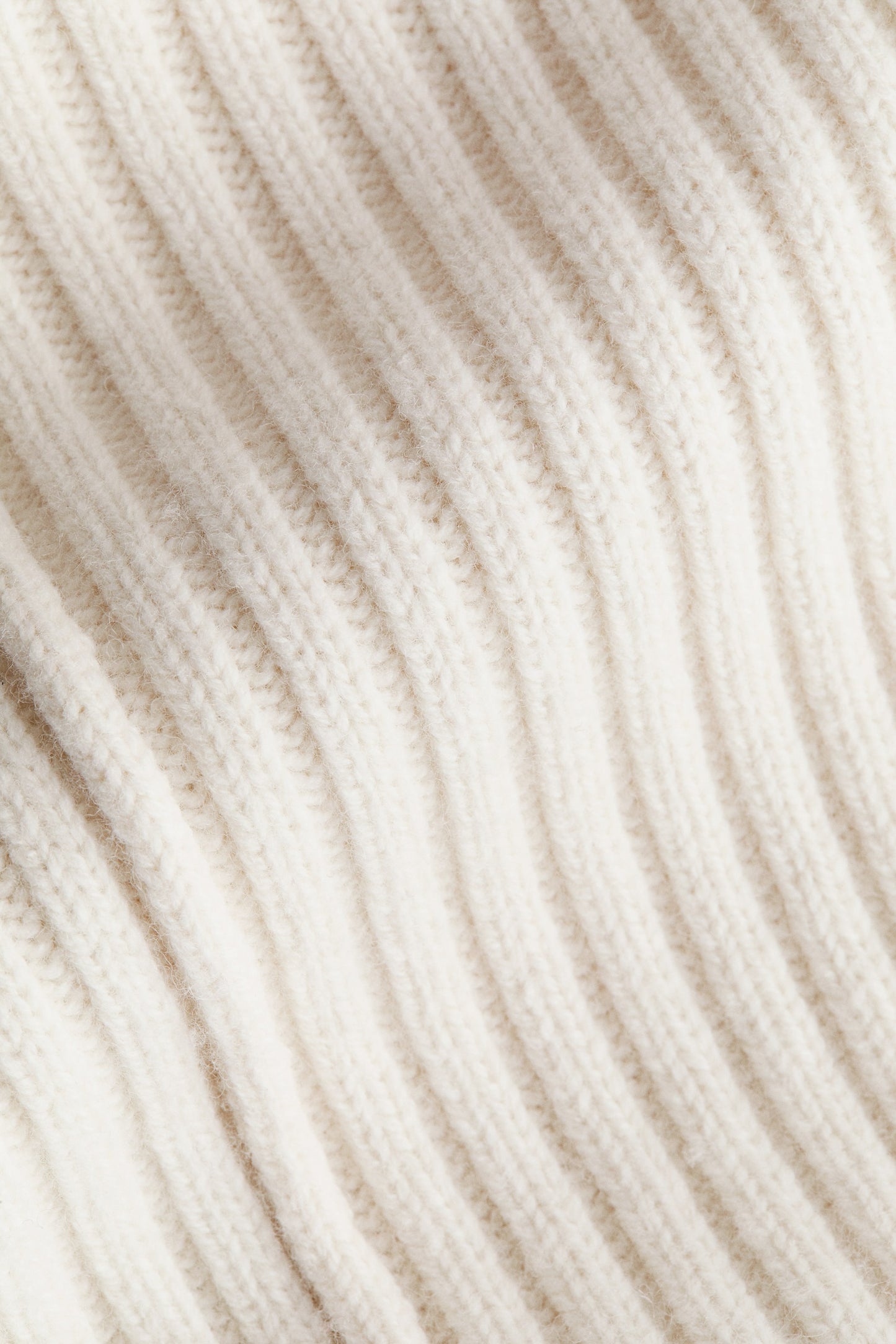 Rib-knit wool sweater vest