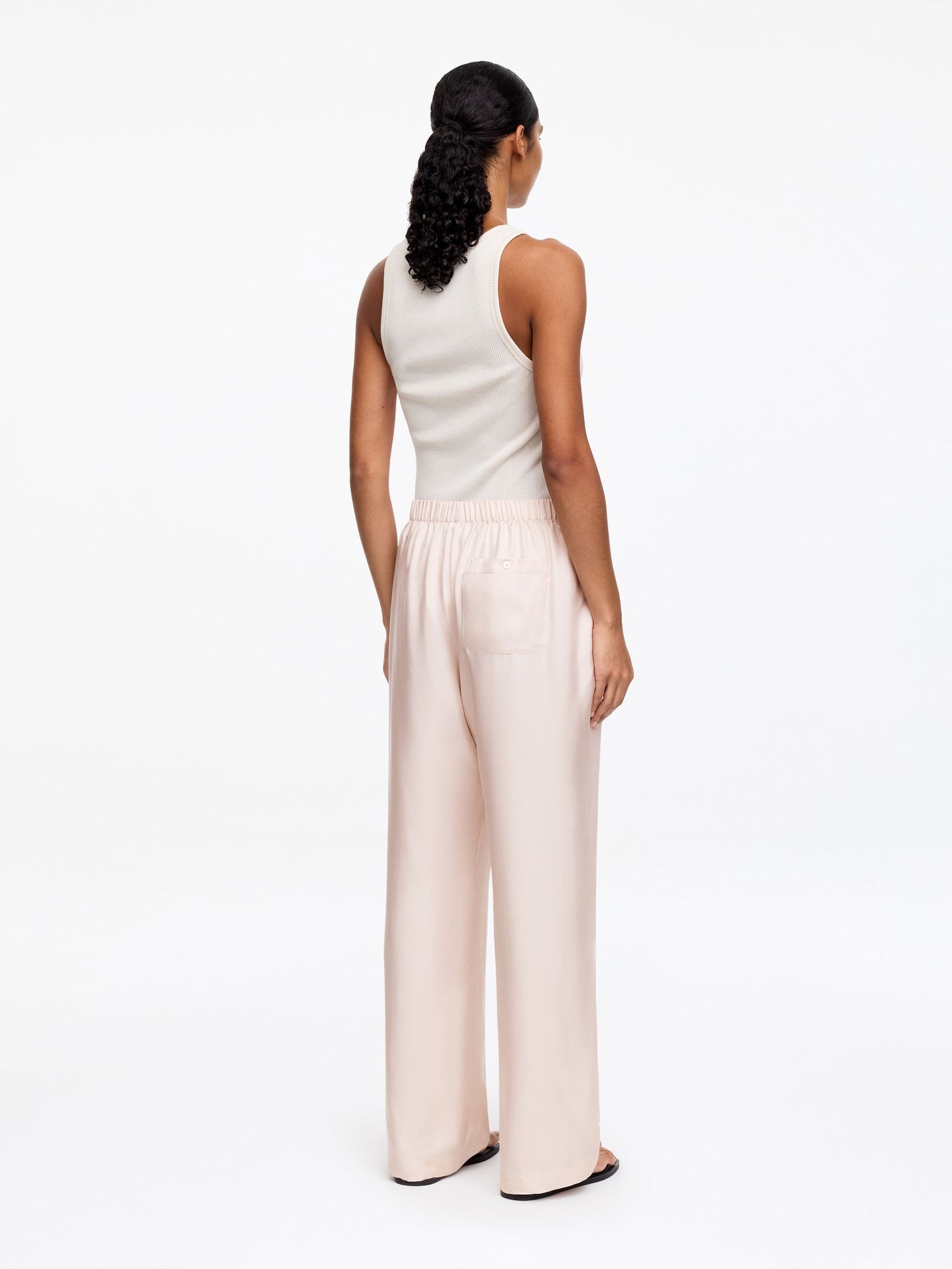 Silk Twill Trousers