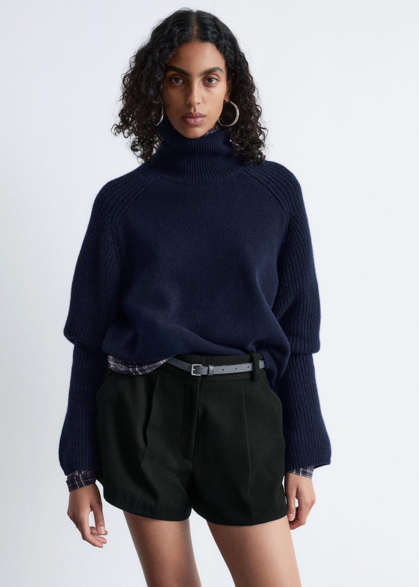 Boxy Turtleneck Jumper