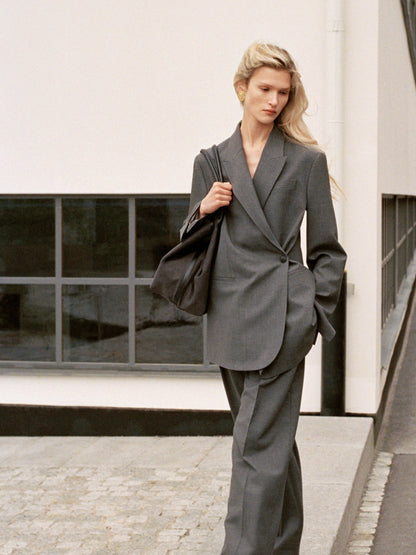 Wool-Blend Blazer