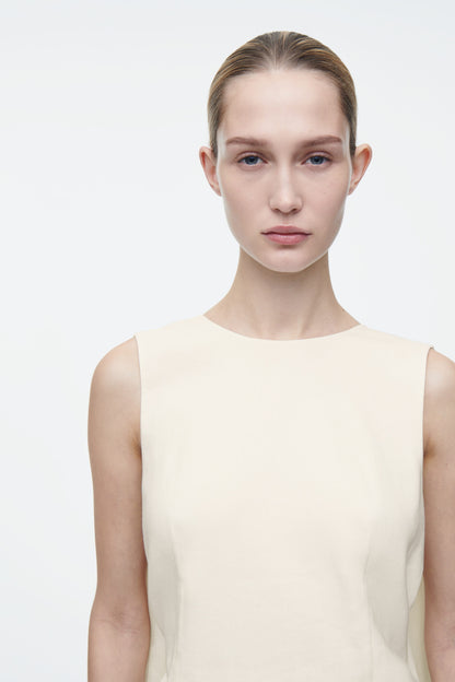Deconstructed open-back top