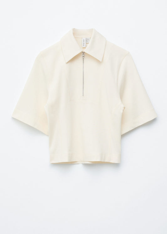 Half-Zip Polo Top