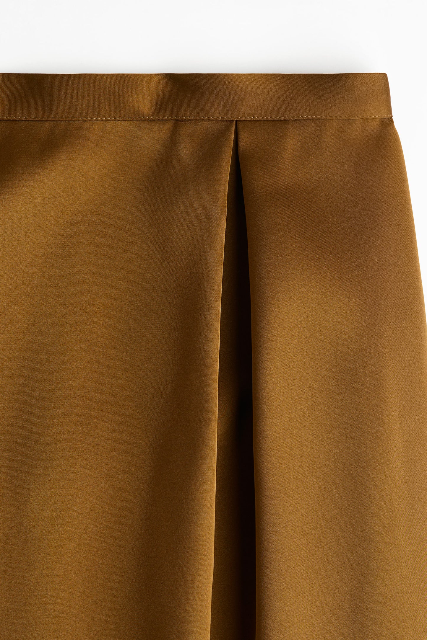 Satin tulip skirt