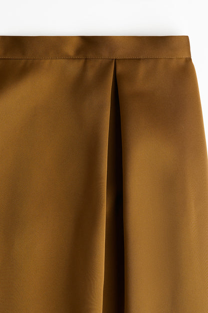 Satin tulip skirt
