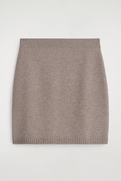 Merino Wool Mini Skirt