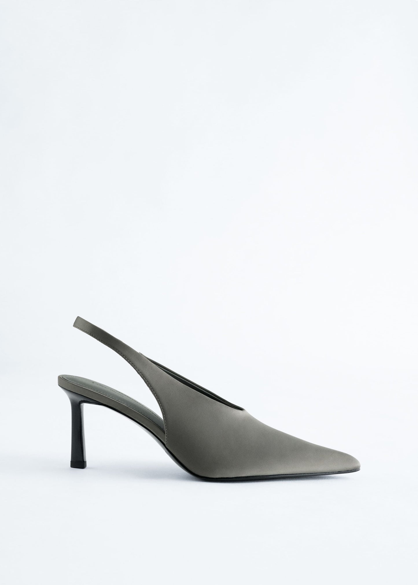 Satin Slingback Pumps
