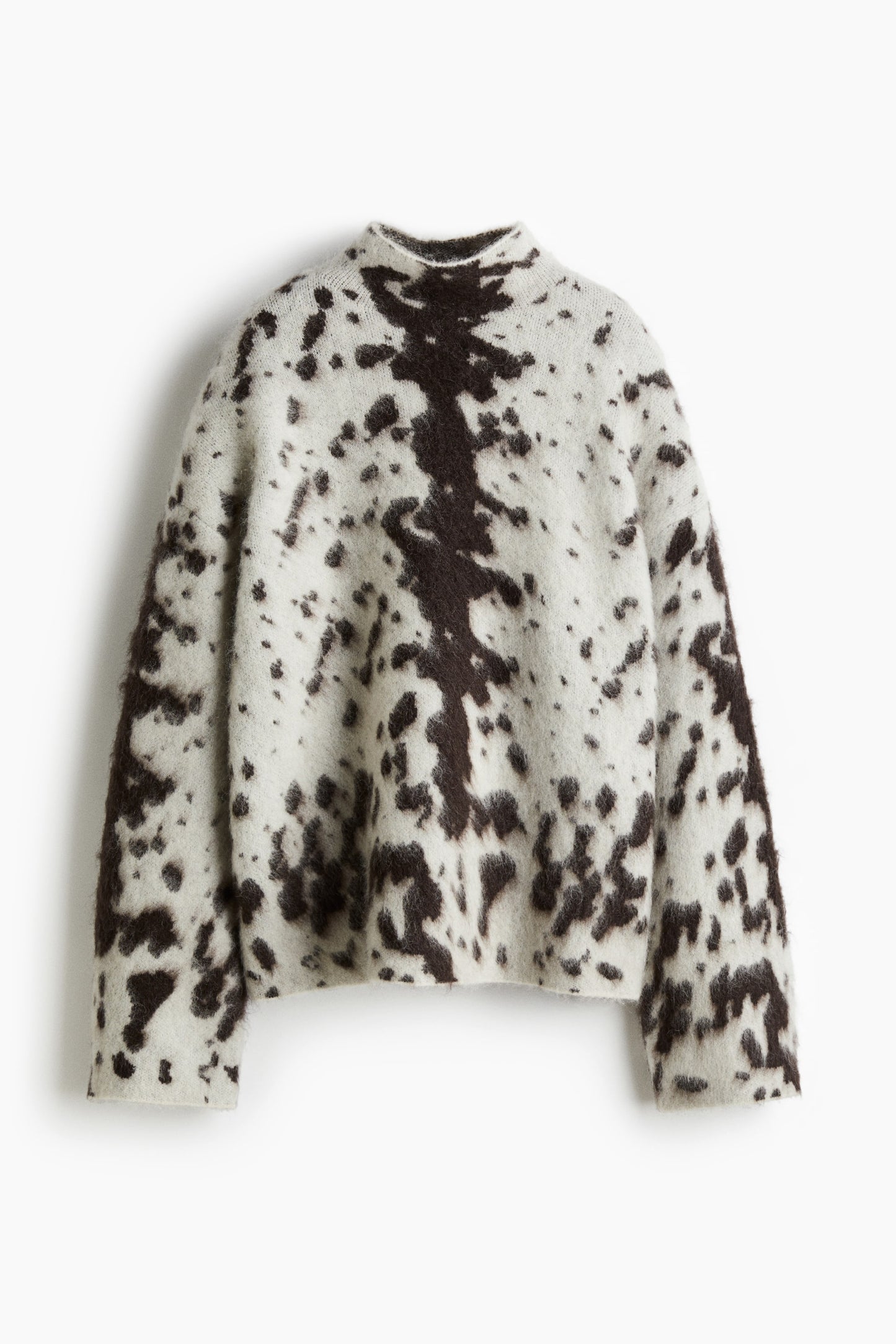 Mohair-blend turtleneck jumper