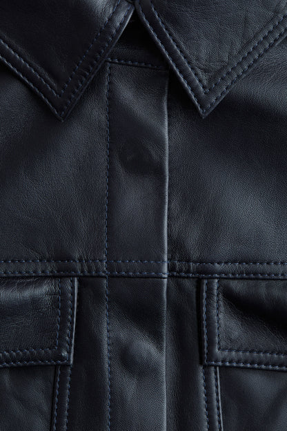 Leather shirt
