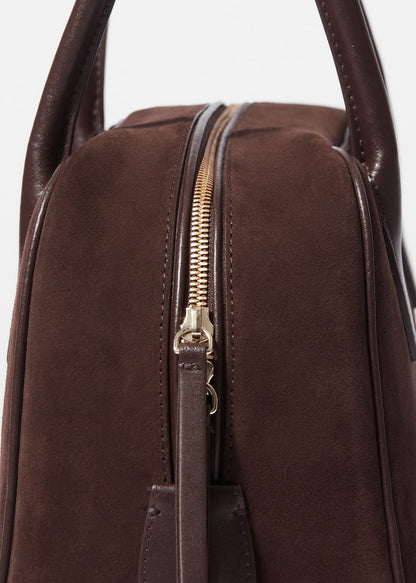 Suede Bowling Bag
