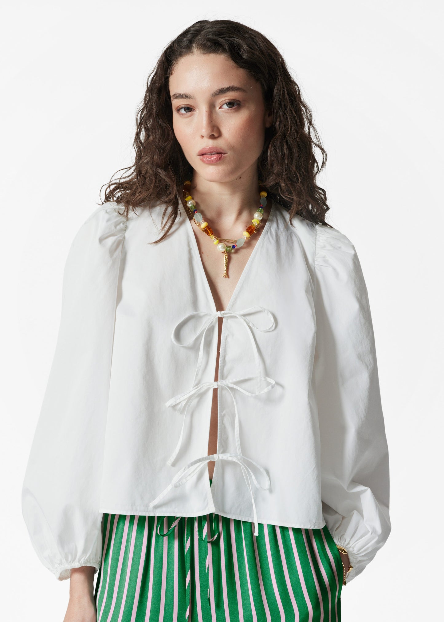 Tie-Front Blouse