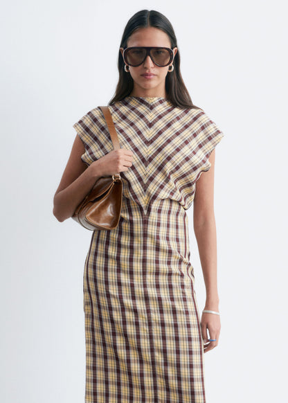 Cap Sleeve Midi Dress