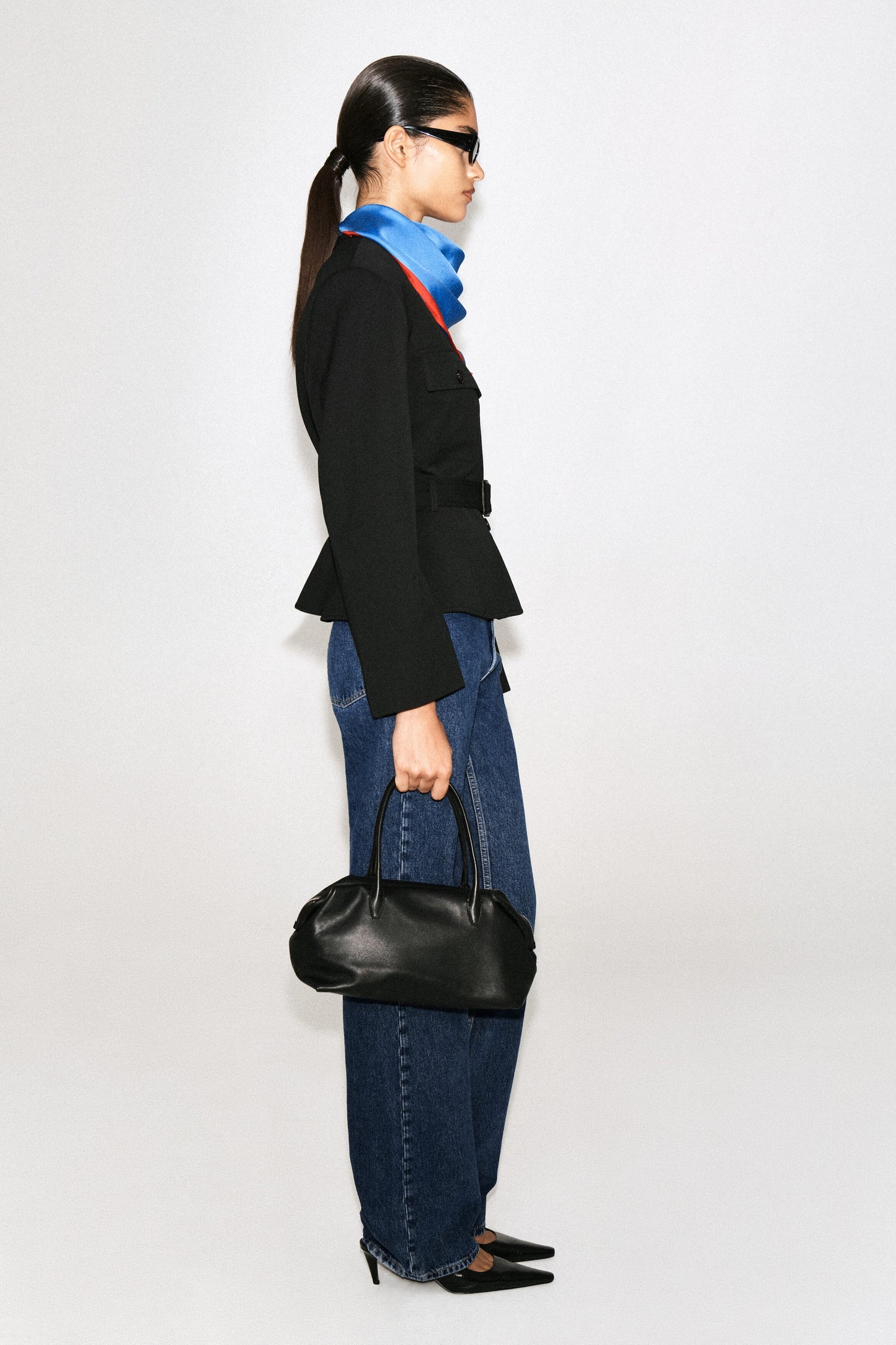 Belted Peplum Jacket