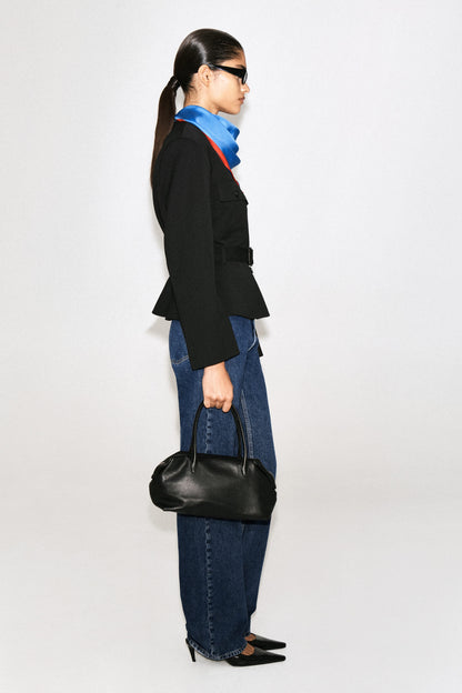 Belted Peplum Jacket