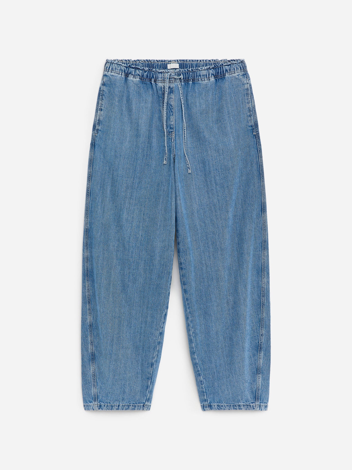 Pull-On Denim Trousers