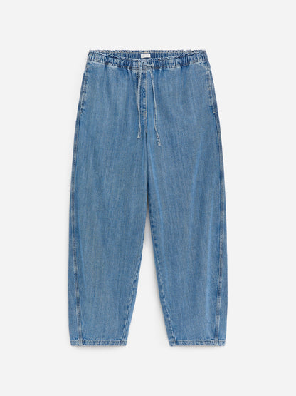 Pull-On Denim Trousers