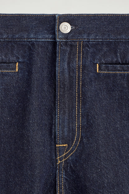 Pocket-Detail Denim Shorts