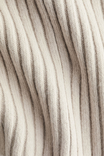 Rib-knit dress