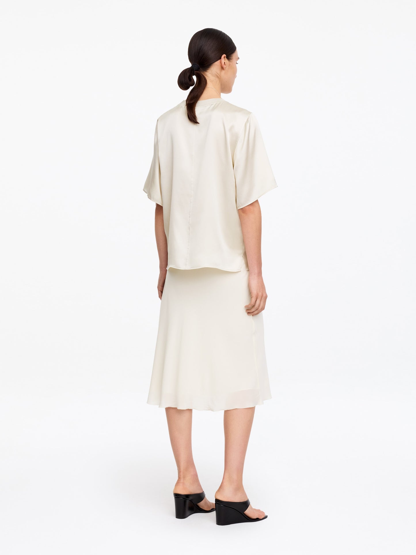 Silk Satin T-Shirt