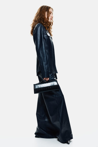 Leather shirt