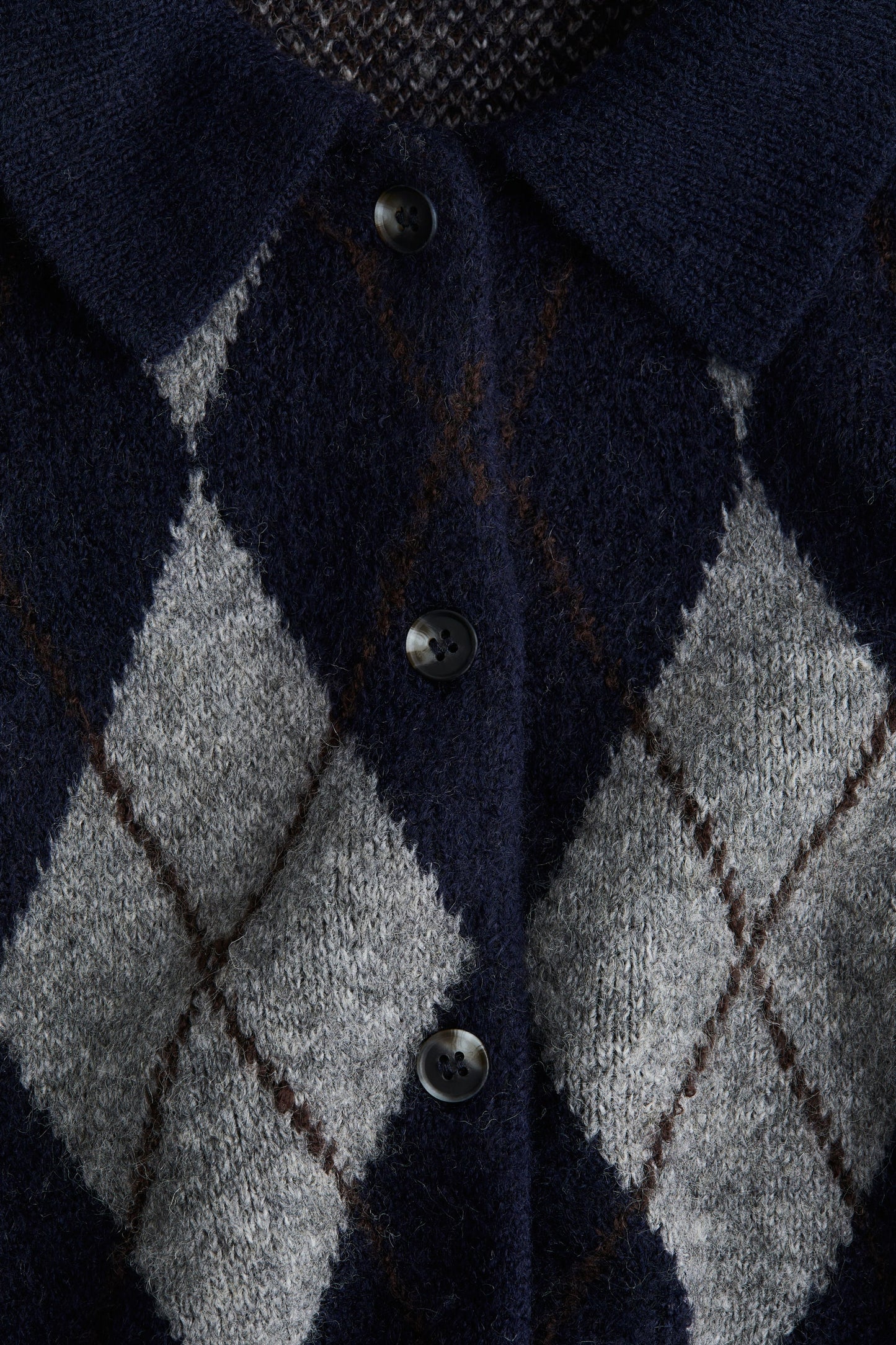 Collared cardigan