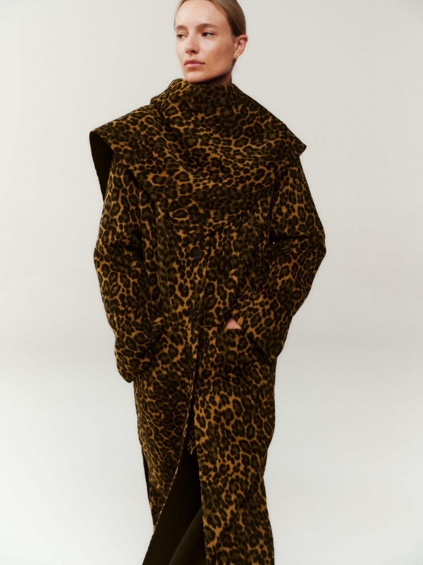 Doublé Wool-Blend Coat