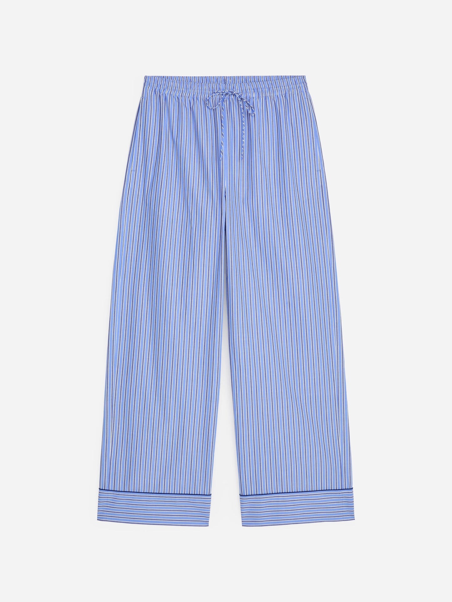 Striped Cotton Trousers