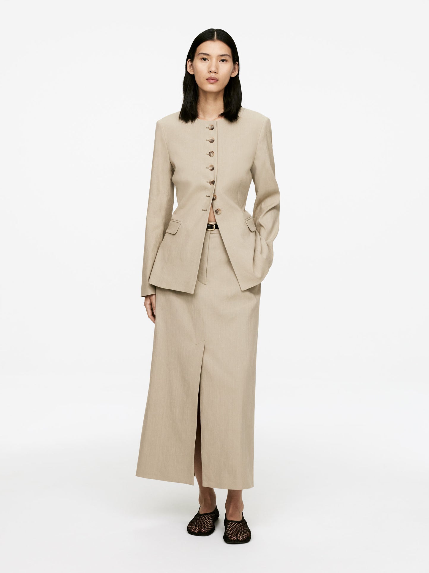 Cotton-Linen Skirt