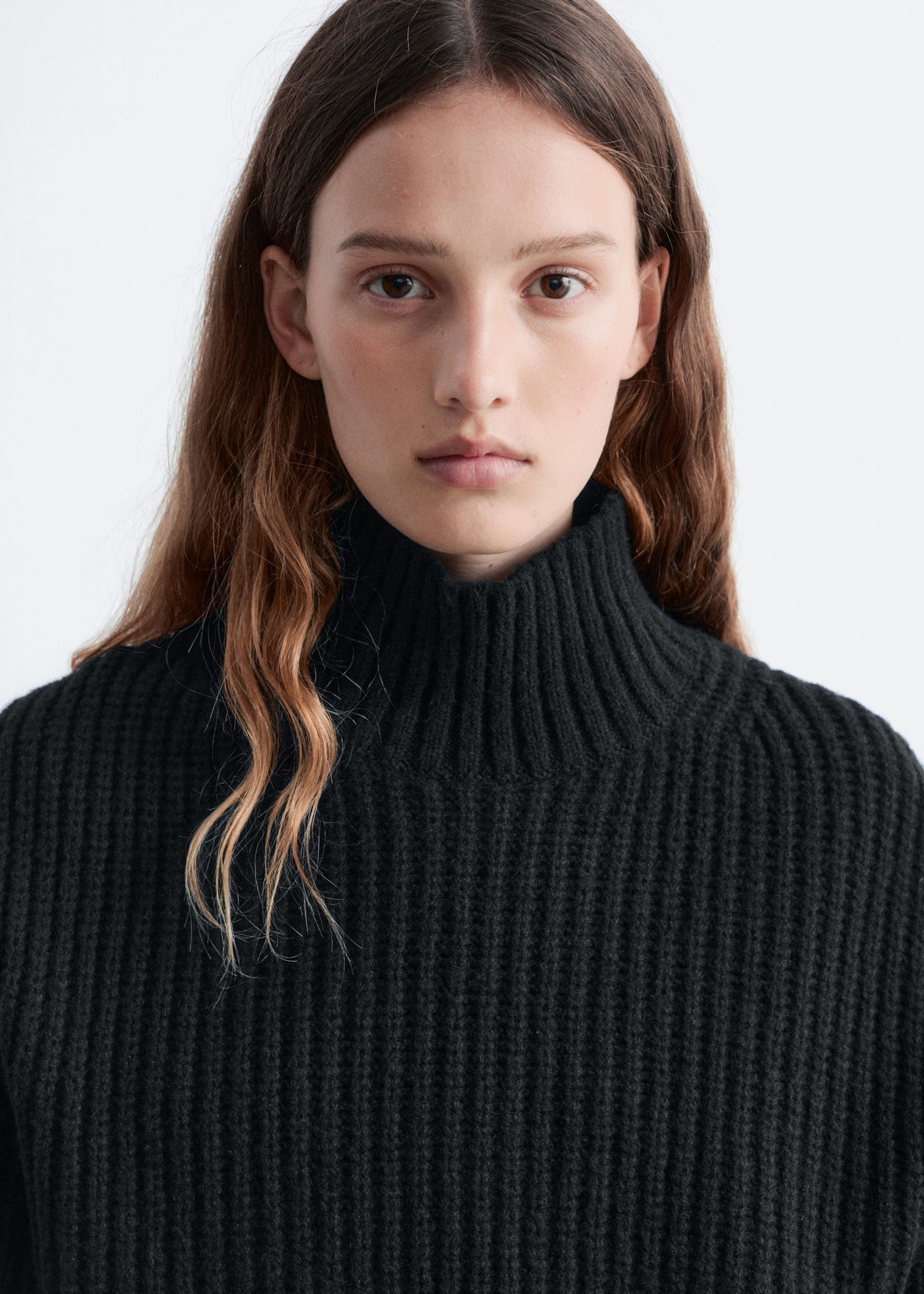 Cropped Turtleneck Jumper