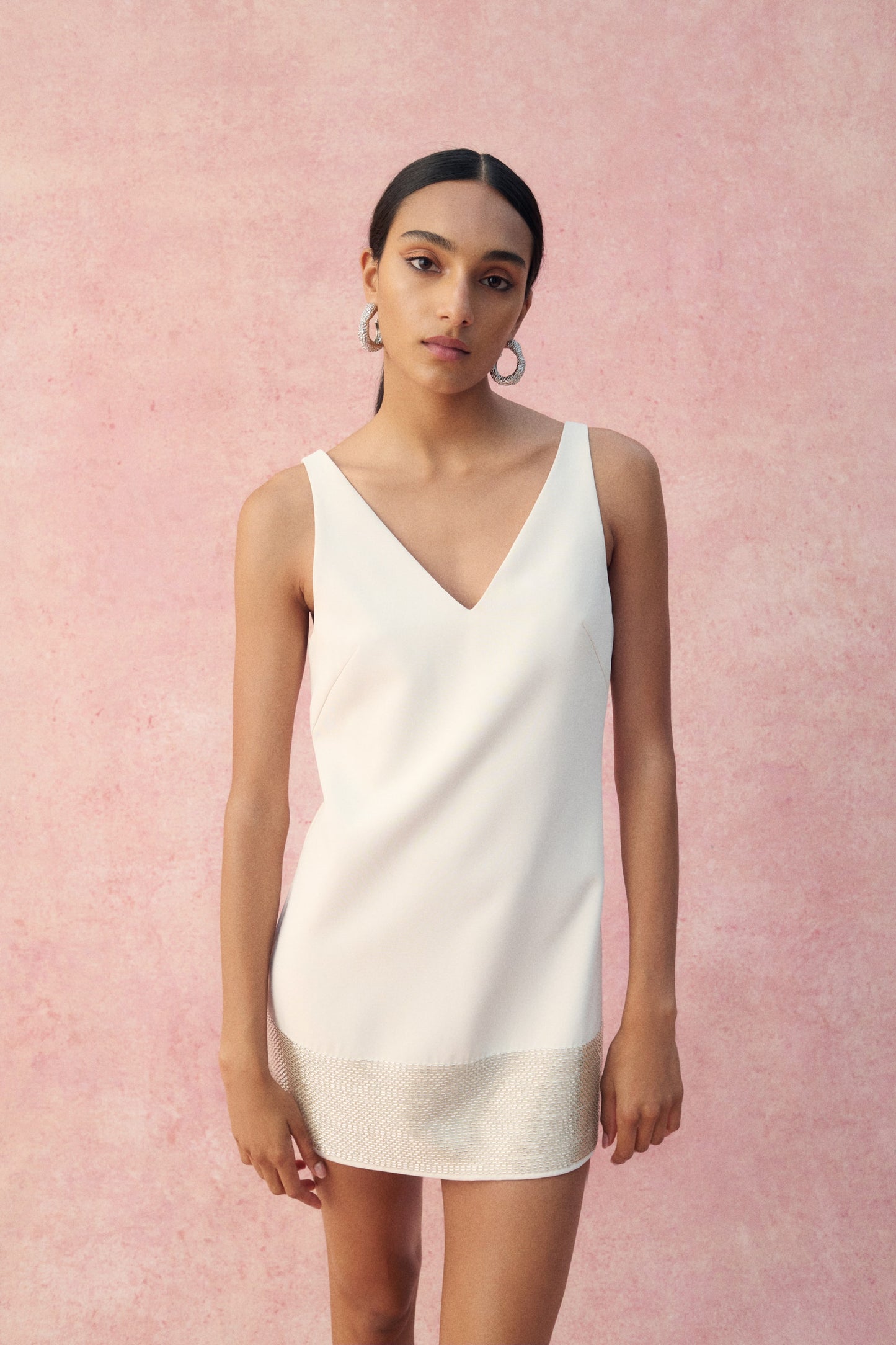 Bead-embellished dress