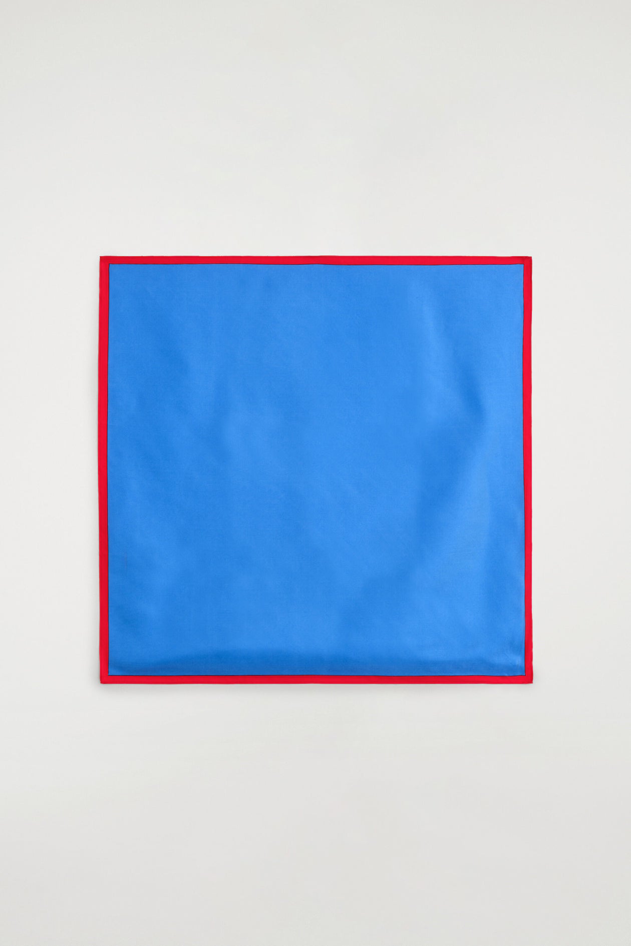 Contrast-Tipped Silk Scarf