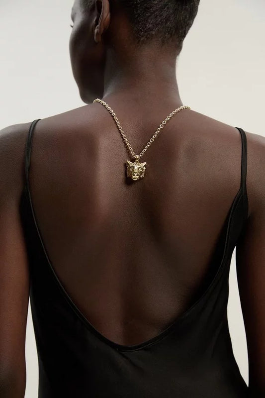 Leopard Pendant Necklace
