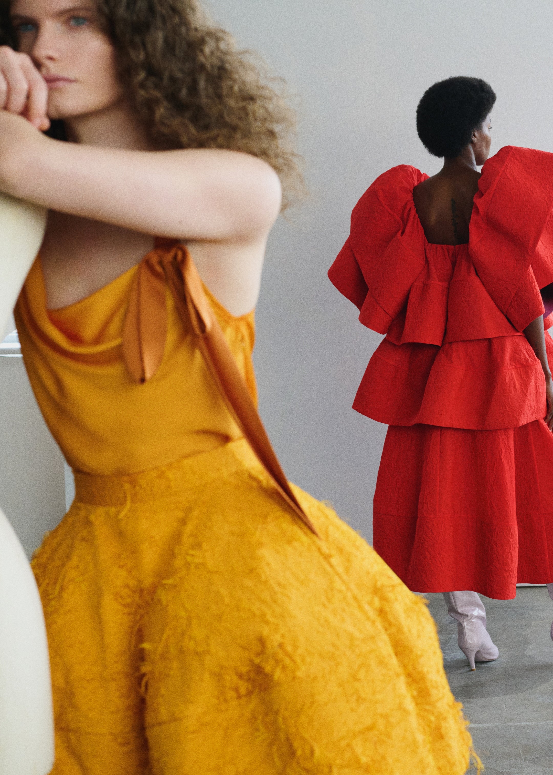 Voluminous Ruffle Midi Skirt – Newin.Style