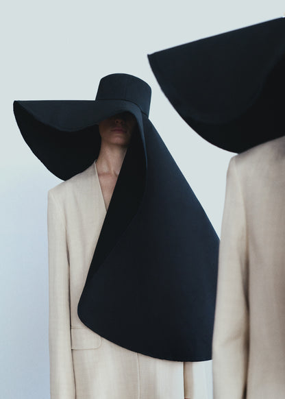 Voluminous Cotton Sun Hat