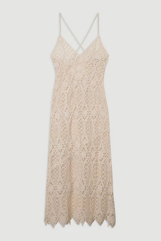 Beach Crochet Maxi Dress