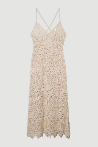 Beach Crochet Maxi Dress