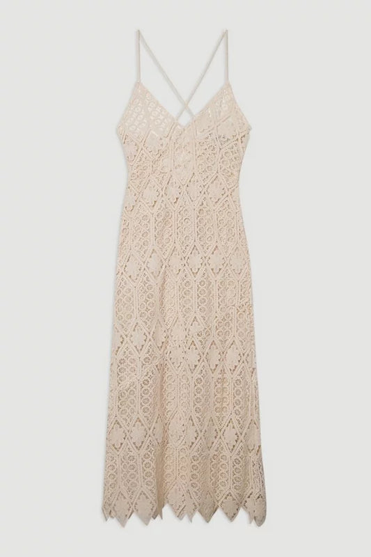 Beach Crochet Maxi Dress