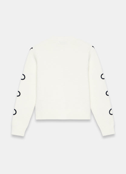 Neutral Bow Detail Cardigan