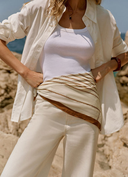 White Oversized Tailored Shirt