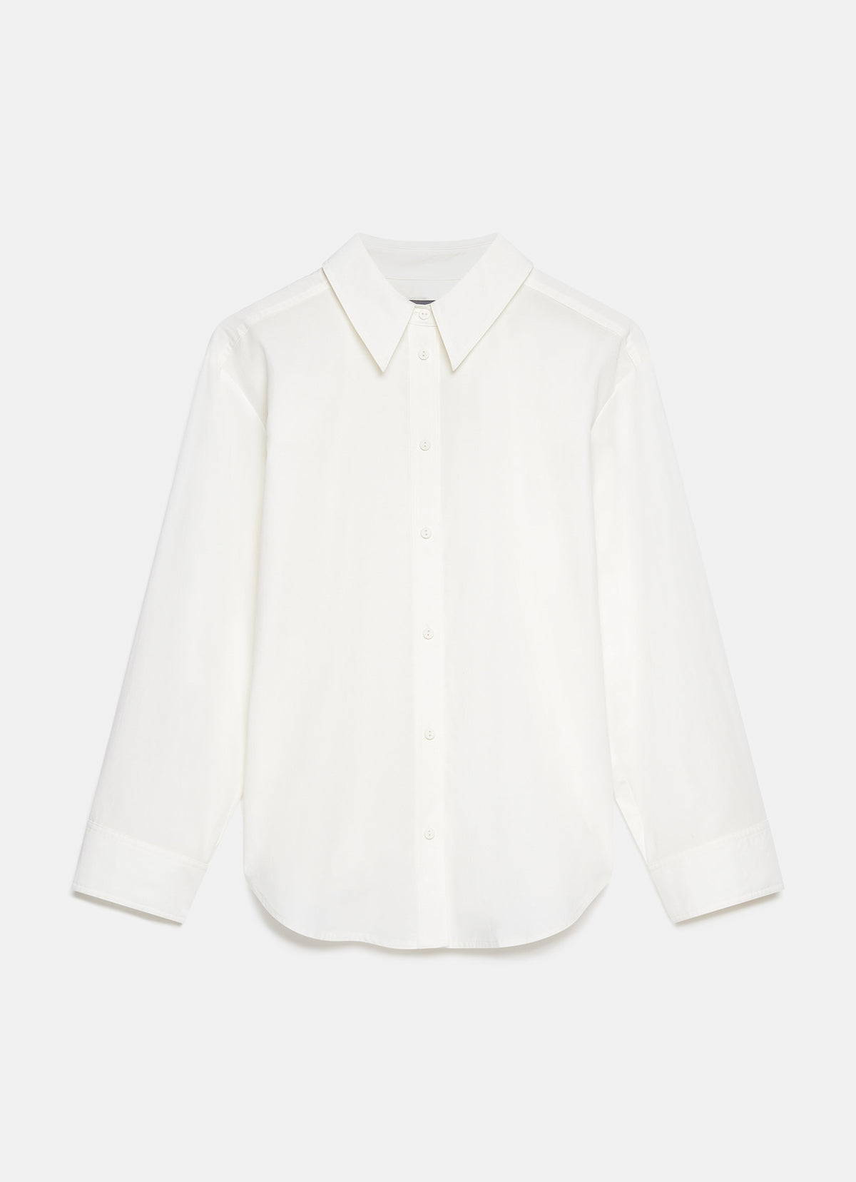 White Oversized Tailored Shirt