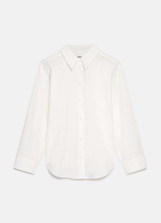 White Oversized Tailored Shirt
